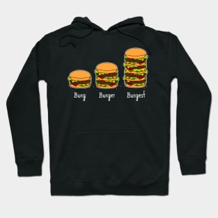 Burger explained: Burg. Burger. Burgest Hoodie